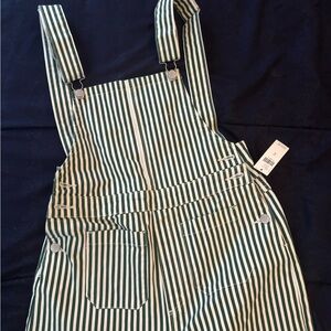 Striped Anthropologie Overalls